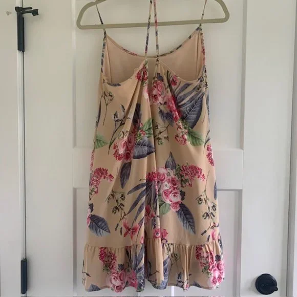 Peach Love California Pink Floral Strap Dress - Small - Picture 2 of 4